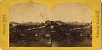 [21 Stereographic Views of Iron Bridge, Central Park, New York], Various, American, Albumen silver prints