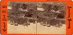 [21 Stereographic Views of Iron Bridge, Central Park, New York], Various, American, Albumen silver prints
