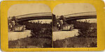 [21 Stereographic Views of Iron Bridge, Central Park, New York], Various, American, Albumen silver prints