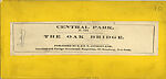 [60 Stereographic Views of Oak Bridge, Central Park, New York], Various, American, Albumen silver prints