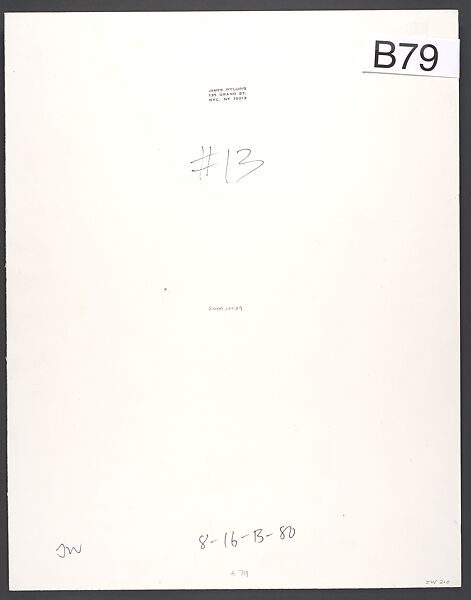 August 16b, James Welling (American, born 1951), Gelatin silver print