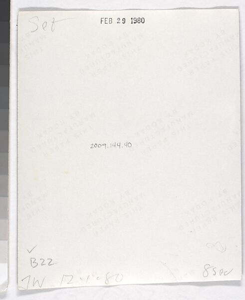 2-29 VIII, James Welling (American, born 1951), Gelatin silver print