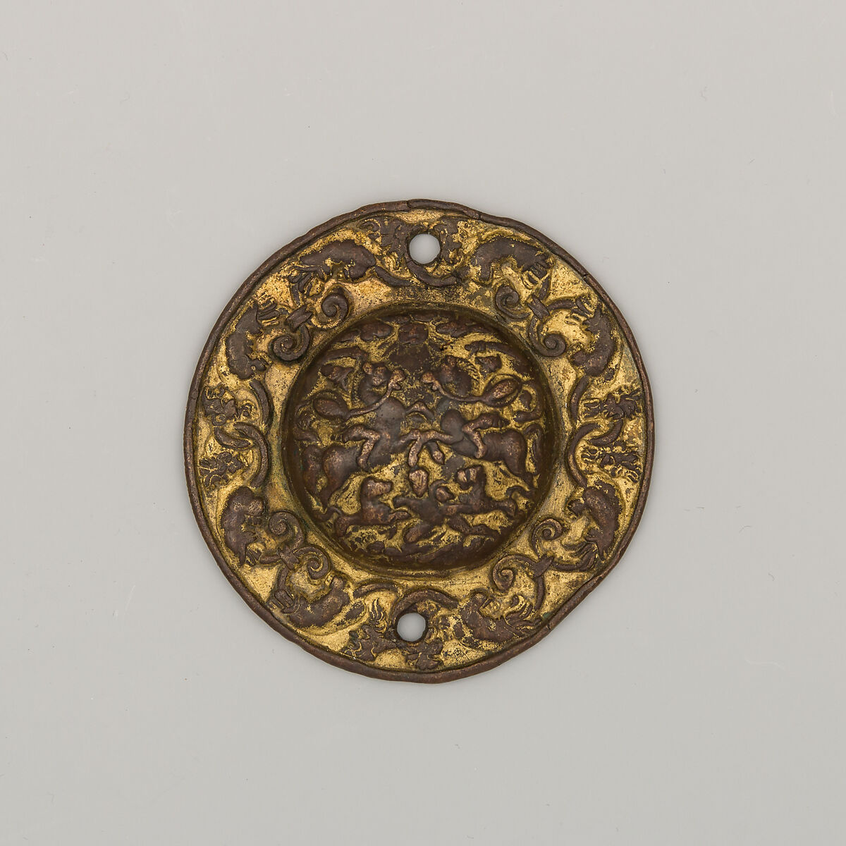 Bit Boss, Copper alloy, gold, German, possibly Augsburg 