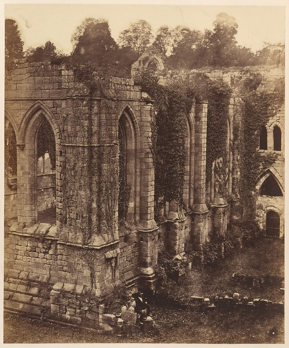 Fountains Abbey.  The Refectory and Kitchen, Joseph Cundall (British, Norwich, Norfolk 1818–1895 Wallington, Surrey), Albumen silver print 