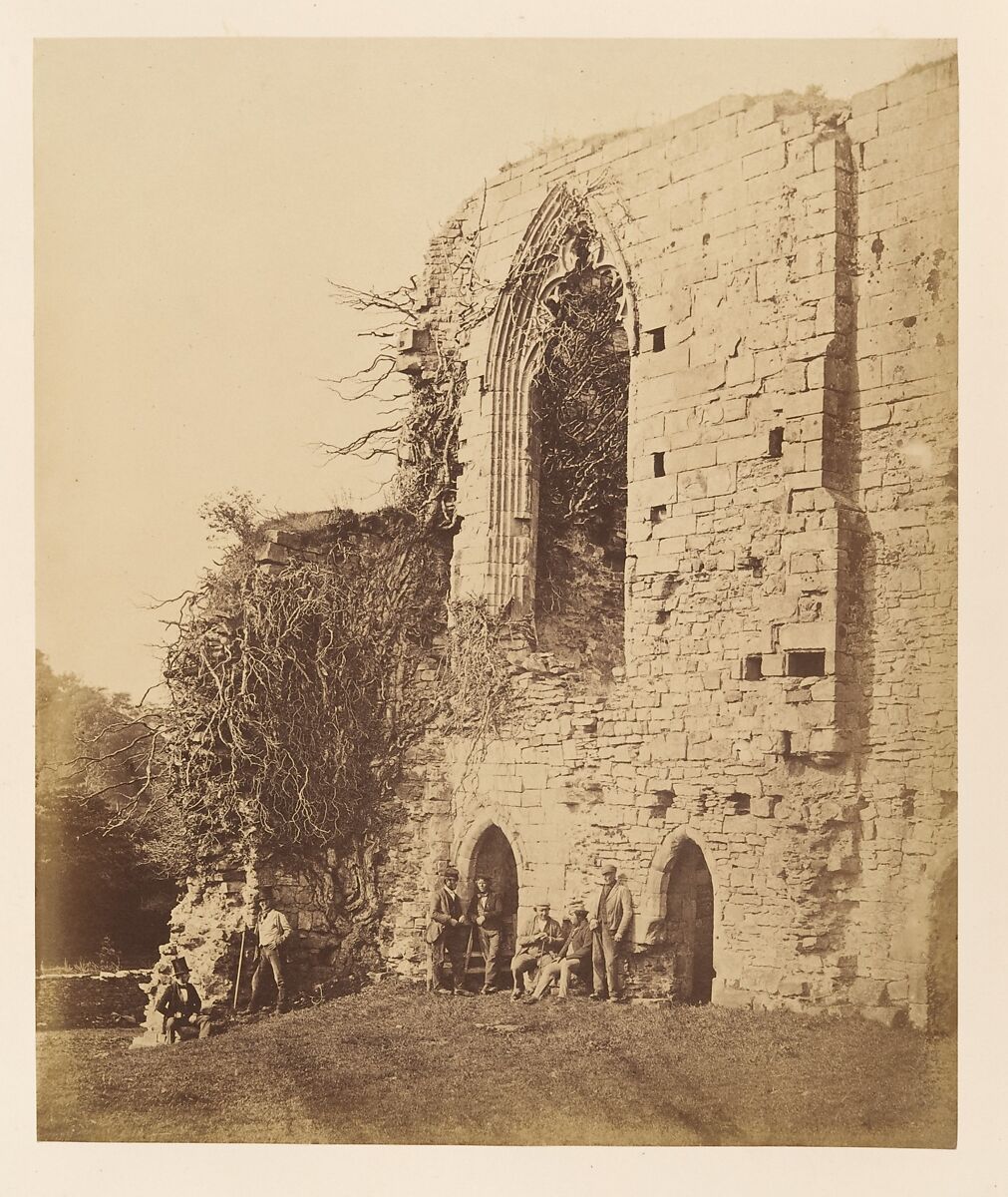 Easby Abbey.  From the East, Joseph Cundall (British, Norwich, Norfolk 1818–1895 Wallington, Surrey), Albumen silver print 