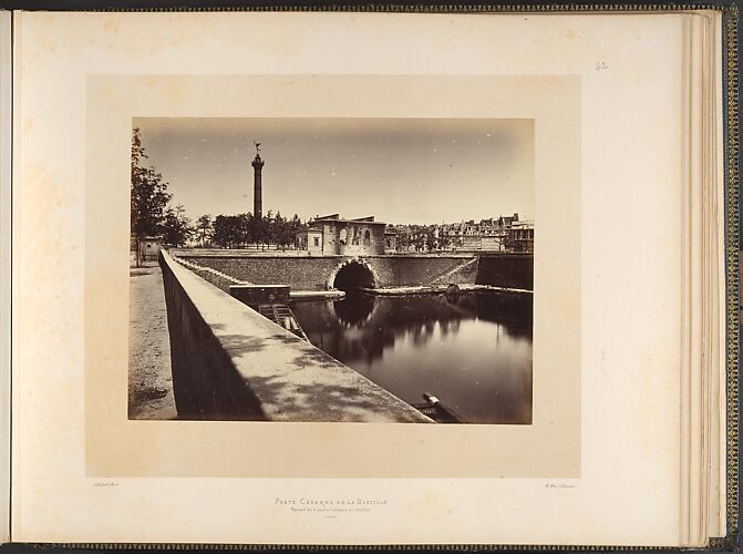 Barracks Post, Place de la Bastille; Canal Tunnel and July Column