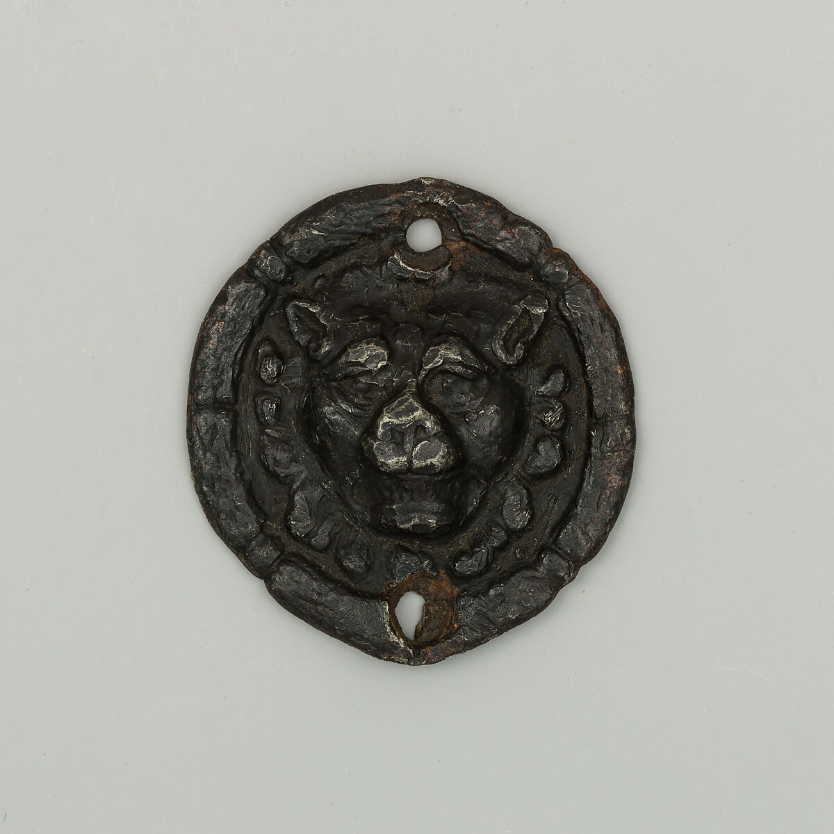 Bit Boss or Ornamental Plaquette, Iron, possibly German 