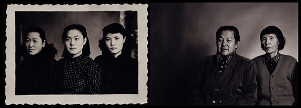 They No. 7, Three Sisters, Hai Bo (Chinese, born Changchun, 1962), Chromogenic prints 