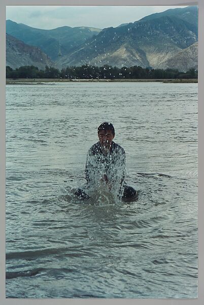 Stamping the Water (Performance in the Lhasa River, Tibet, 1996), Song Dong (Chinese, born Beijing, 1966), Chromogenic prints