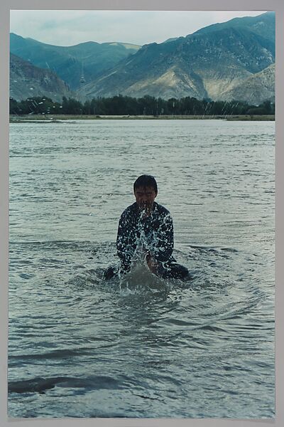 Stamping the Water (Performance in the Lhasa River, Tibet, 1996), Song Dong (Chinese, born Beijing, 1966), Chromogenic prints