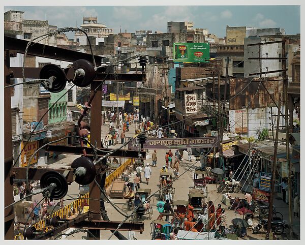 Dashashwemedh Road, Varanasi, India, Robert Polidori (French and Canadian, born 1951), Chromogenic print 