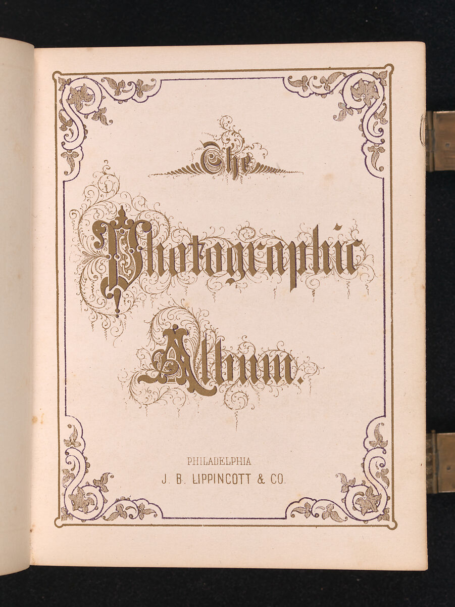 [Carte-de-visite Album of Central Park Views], Stacy's Photographic Carte de Visite (American, active 1860s), Albumen silver prints, gouache, varnish