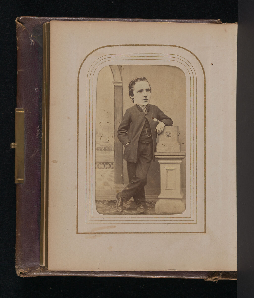 [Carte-de-visite Album of Collaged Portraits], Unknown, Albumen silver prints