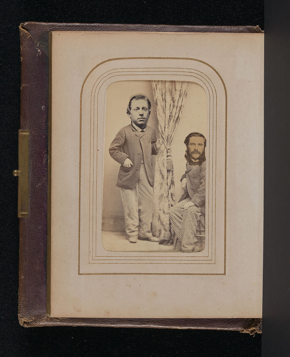 [Carte-de-visite Album of Collaged Portraits], Unknown, Albumen silver prints