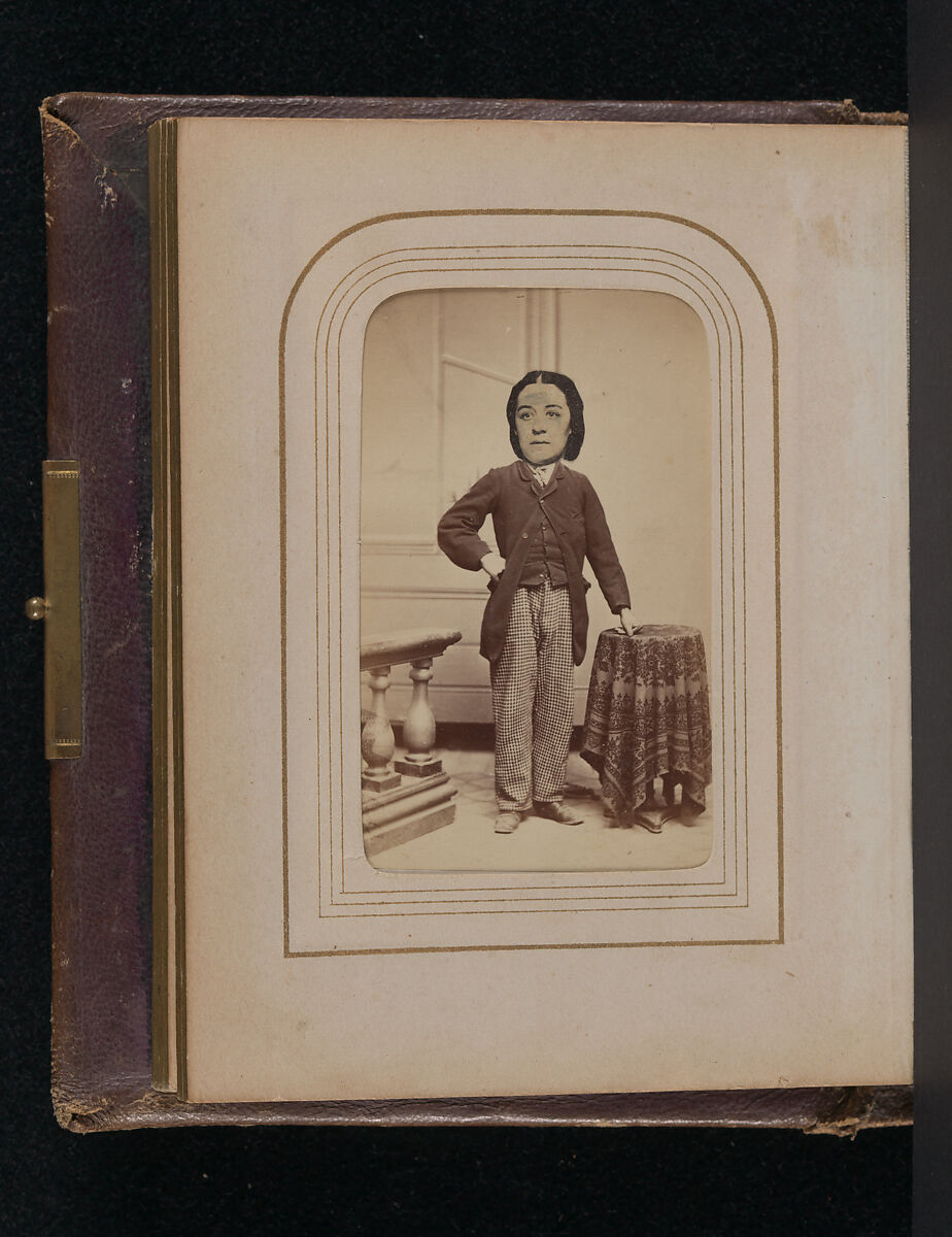 [Carte-de-visite Album of Collaged Portraits], Unknown, Albumen silver prints