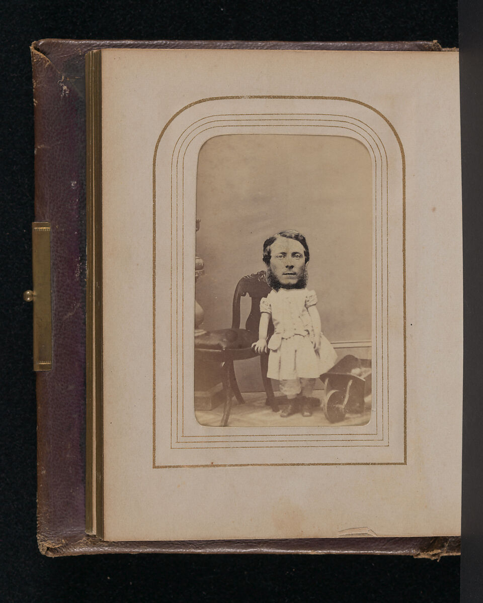 [Carte-de-visite Album of Collaged Portraits], Unknown, Albumen silver prints