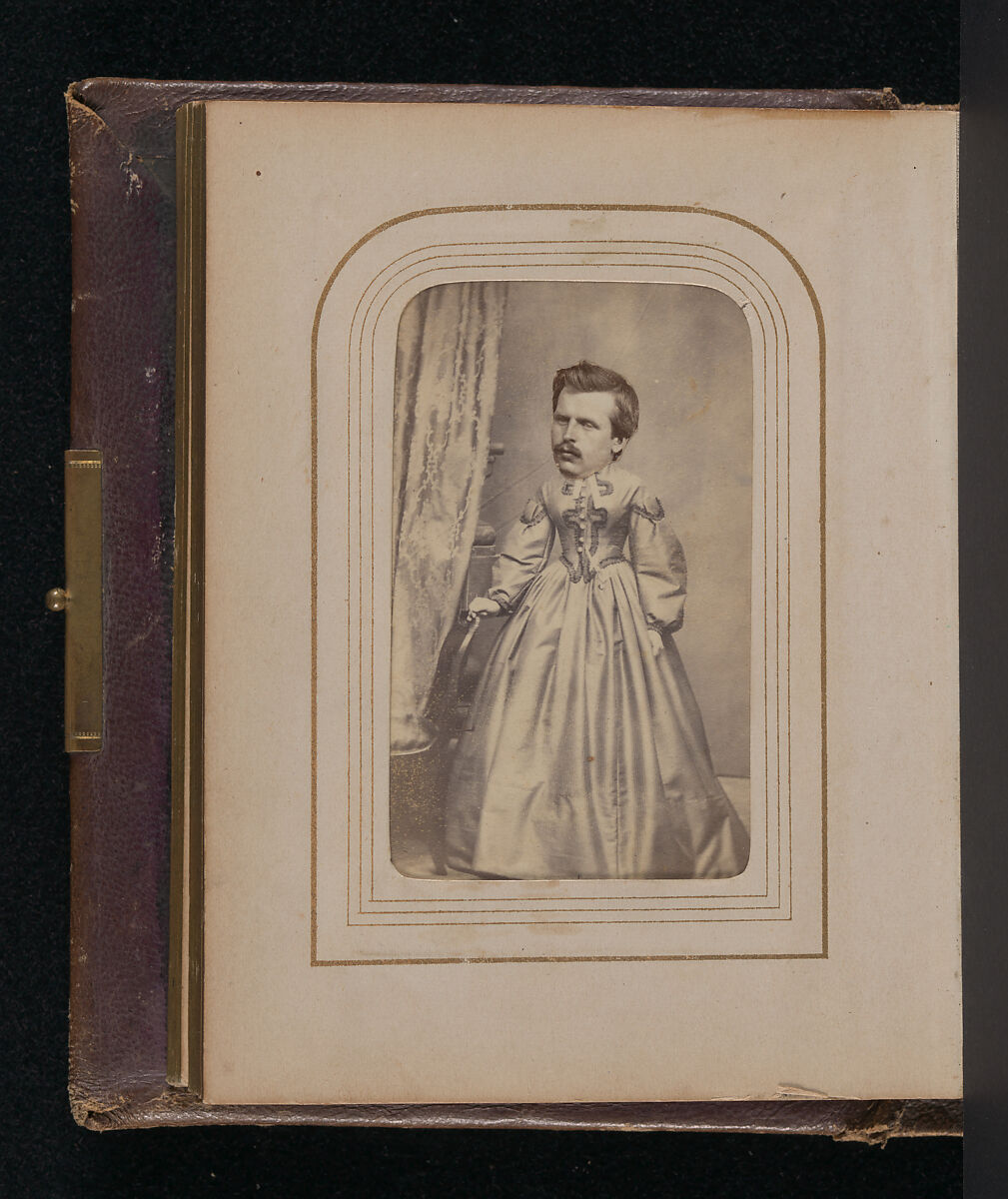 [Carte-de-visite Album of Collaged Portraits], Unknown, Albumen silver prints
