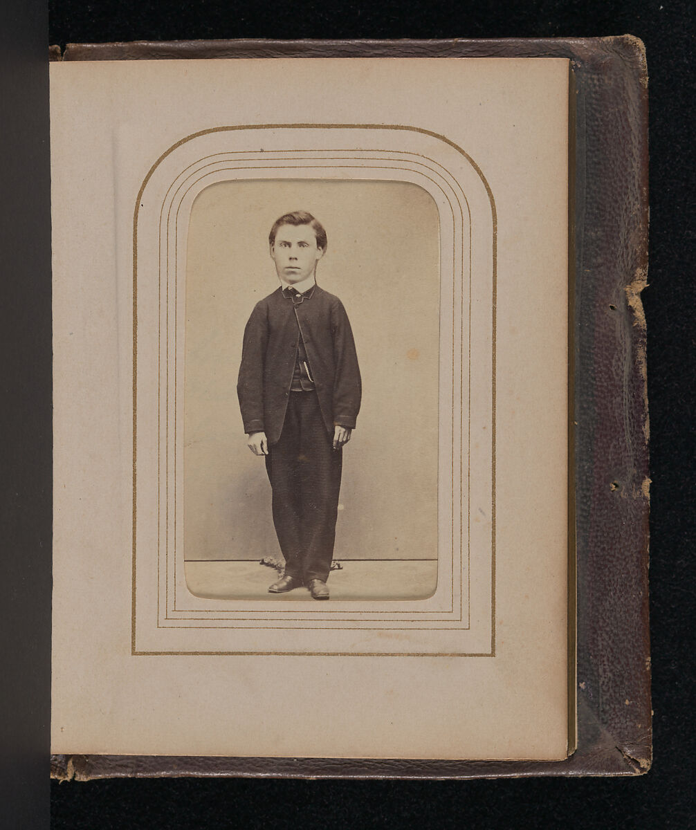 [Carte-de-visite Album of Collaged Portraits], Unknown, Albumen silver prints