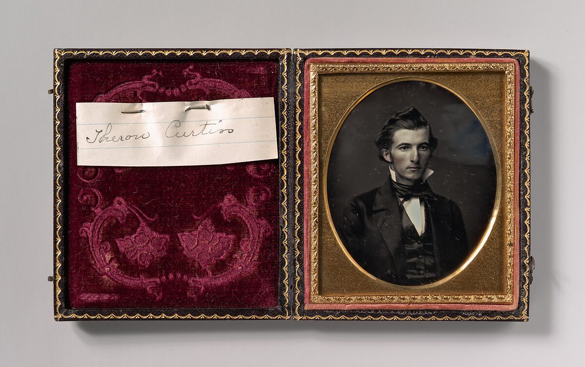 Theron Curtiss, Unknown (American), Daguerreotype with applied color 