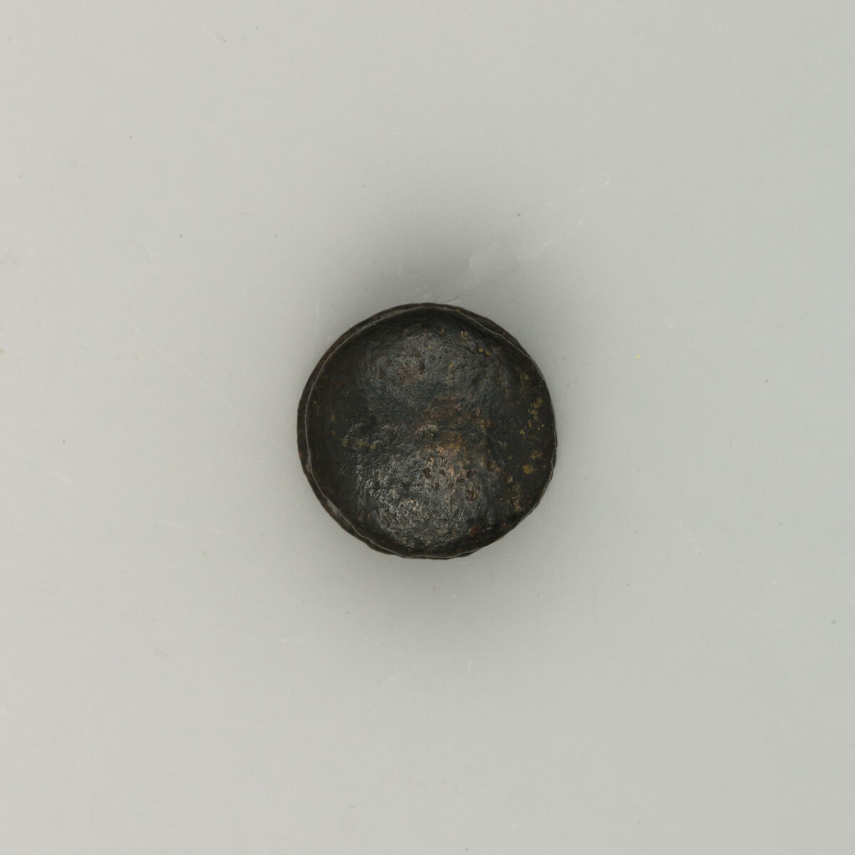 Button, maybe for a Horse Tack, Copper alloy, possibly Roman 