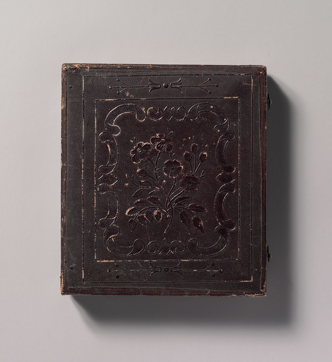 [Boy in Profile], Unknown (American), Daguerreotype with applied color