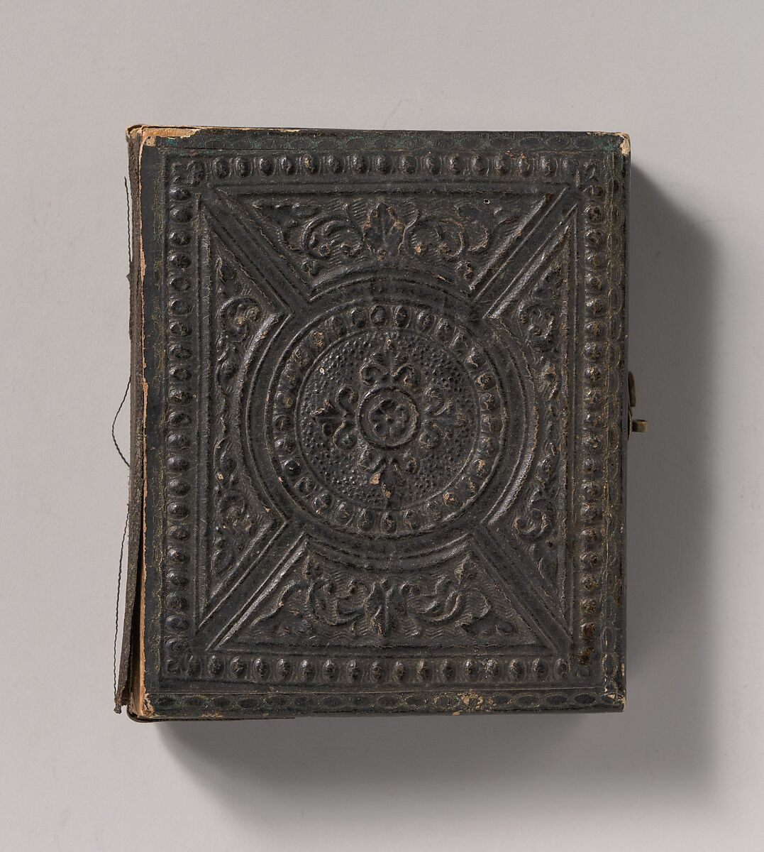 [Man with Mustache Wearing Oilskin Hat], Edward M. Tyler (American), Daguerreotype