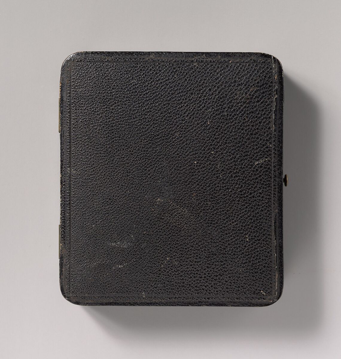 [Double Plate: Two Men with Sideburns], Possibly by John Adams Whipple (American, Cambridge, Massachusetts 1822–1891 Grafton, Massachusetts), Daguerreotype with applied color