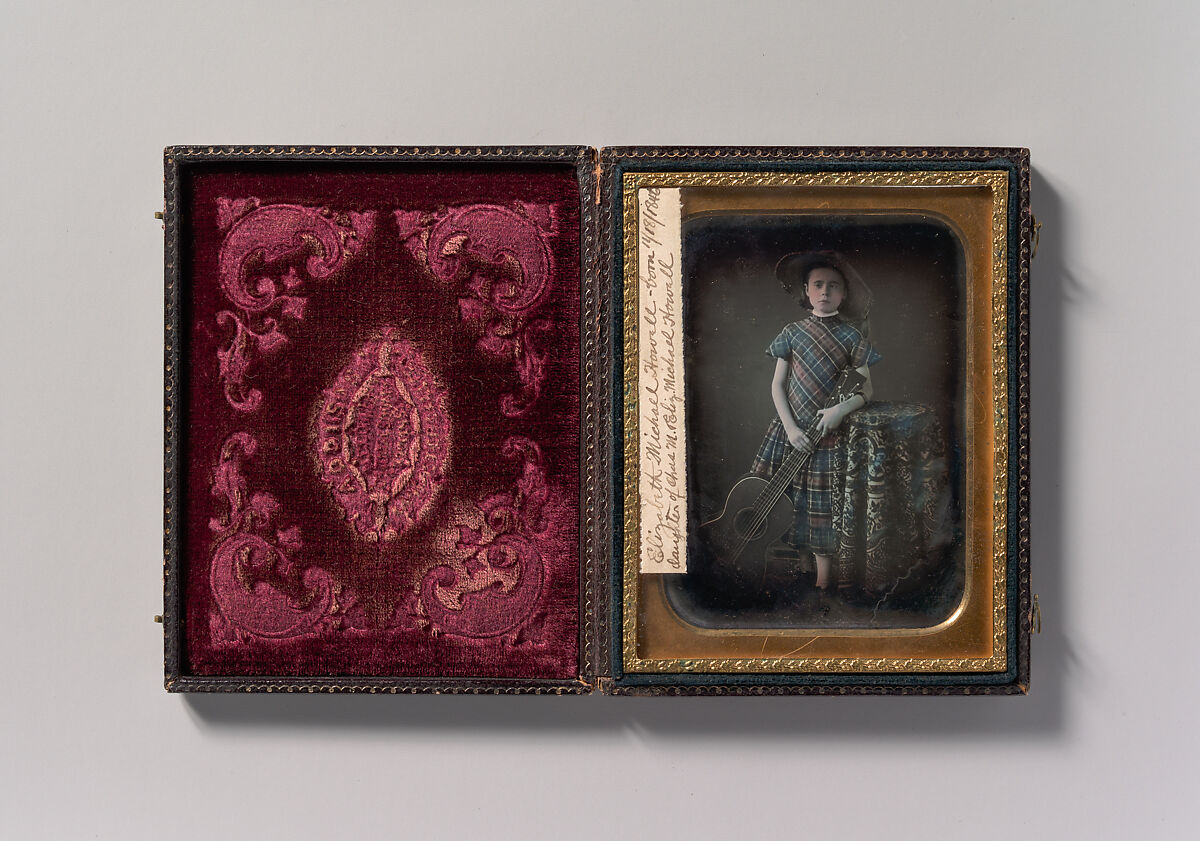 Elizabeth Michael Howell, Addis&#39;s Lancaster Gallery (American, active 1840s–1860s), Daguerreotype with applied color 