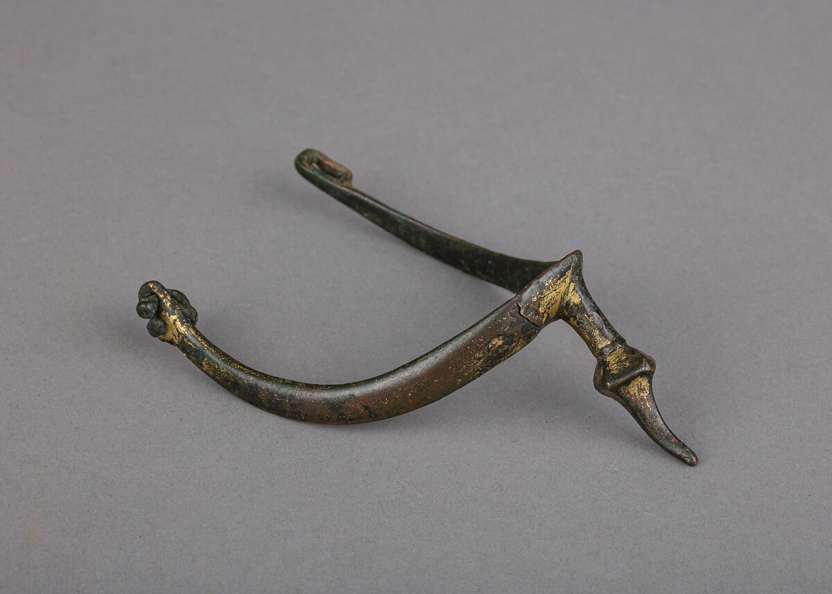 Prick Spur (Right), Copper alloy, gold, German