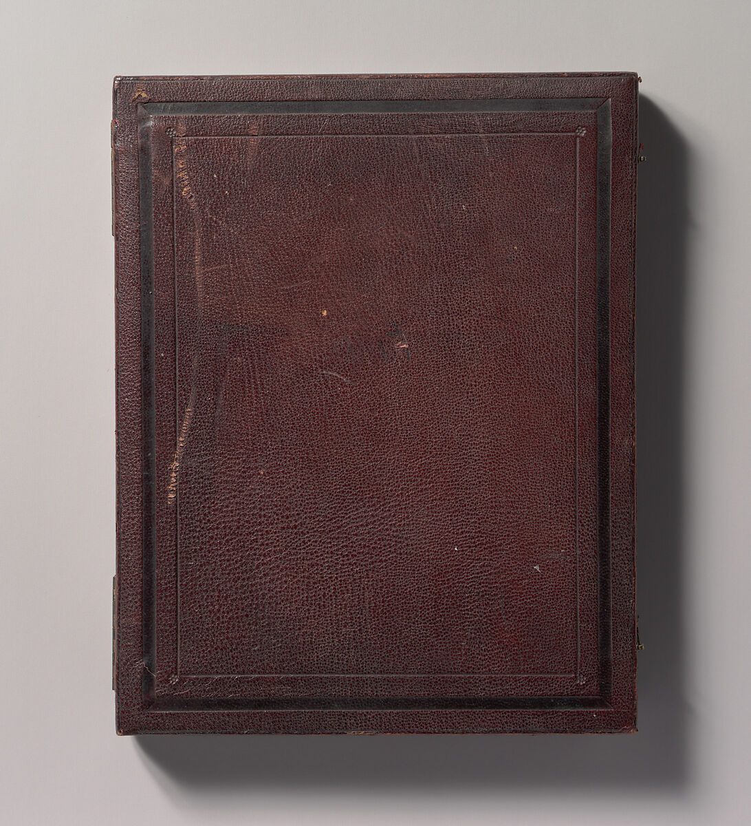 [Seated Man Pointing to a Passage in an Open Book], John Jabez Edwin Mayall (British, Oldham, Lancashire 1813–1901 West Sussex), Daguerreotype with applied color