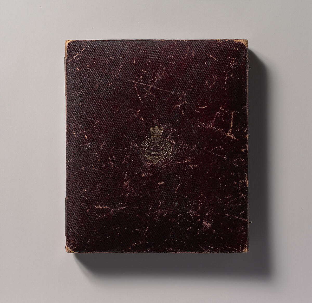 [Middle-aged Man with Glasses Holding Pocket Watch], Antoine-François-Jean Claudet (French, Lyon 1797–1867London), Daguerreotype with applied color