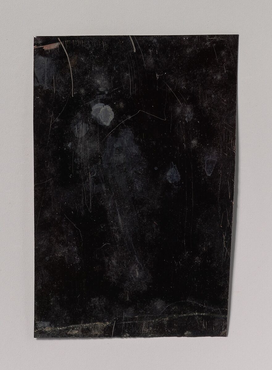 [Two Young Men Crossing Their Walking Sticks], Unknown (American), Tintype