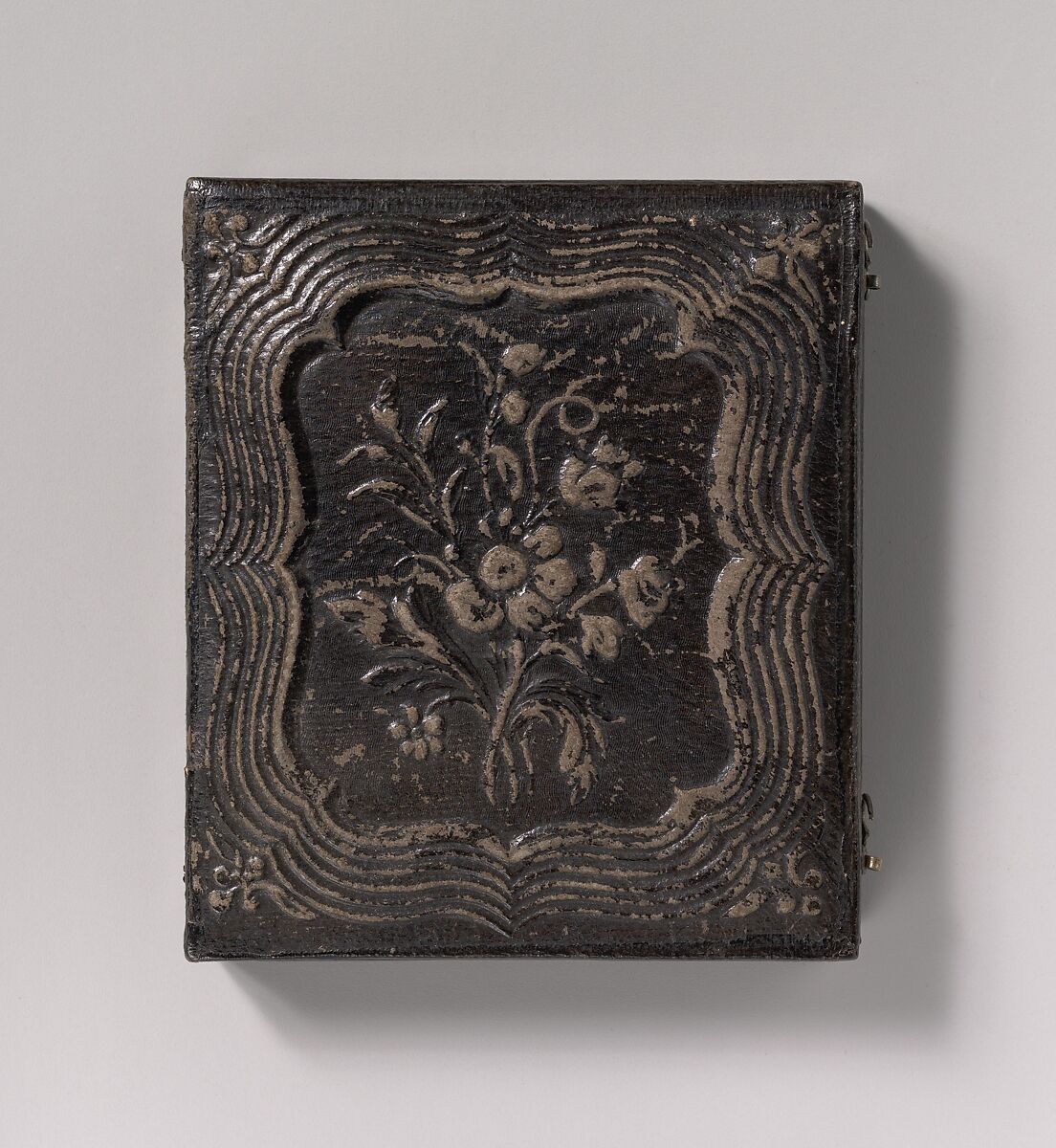 [Carpenter Holding a Bag of Tools and a Square], Unknown (American), Tintype