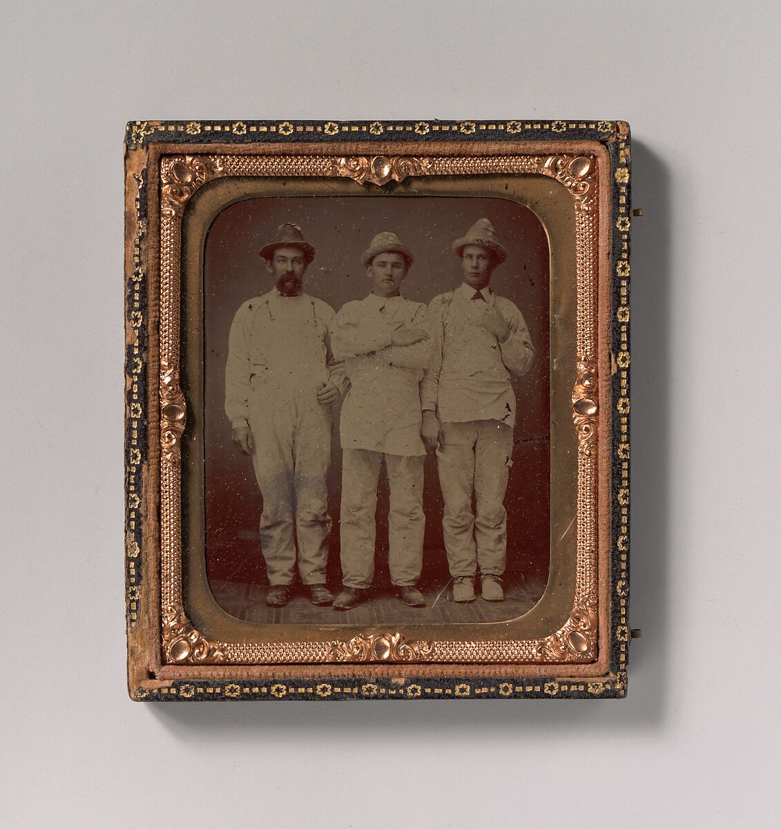 [Plasterers and Painters], Unknown (American), Tintype 