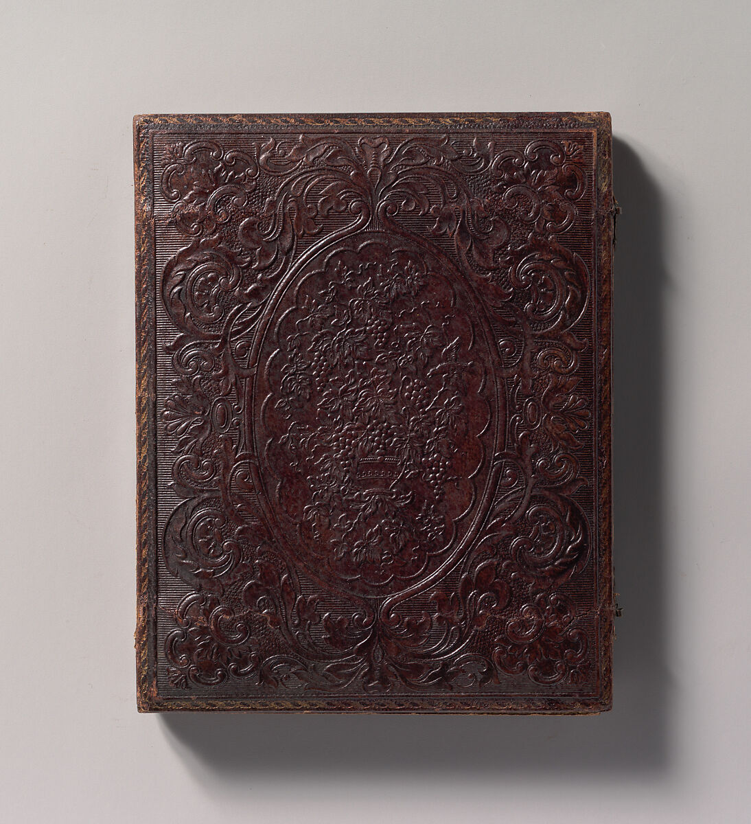 [Family Posing on Bow Bridge, Central Park, New York], Unknown (American), Tintype