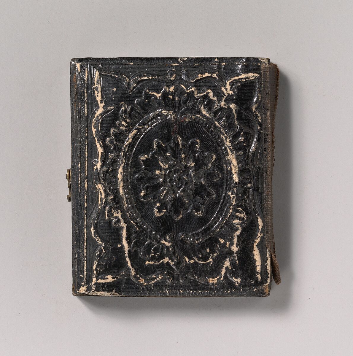 [Stonecutter with Child], Unknown (American), Tintype