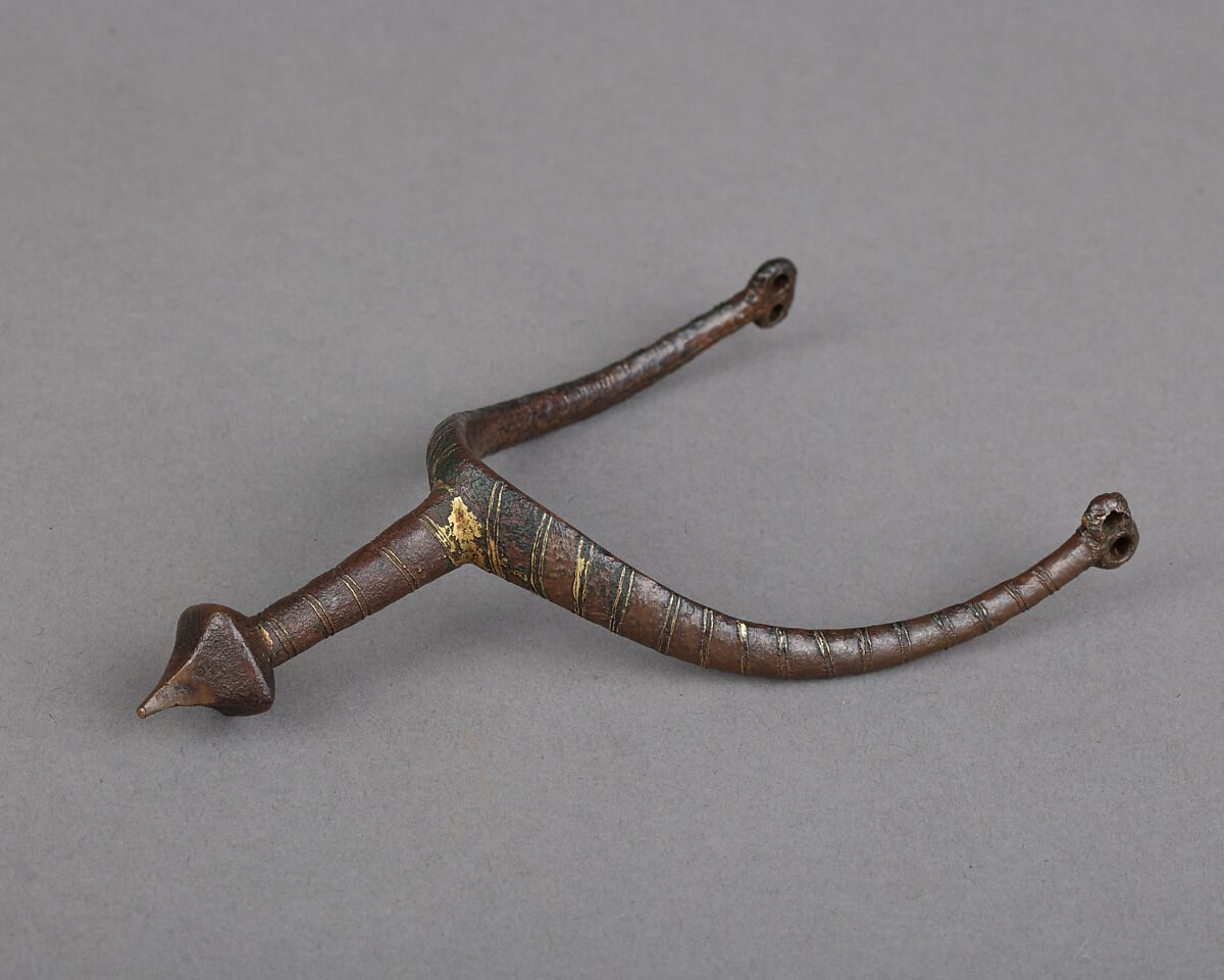 Prick Spur, Copper alloy, gold, German