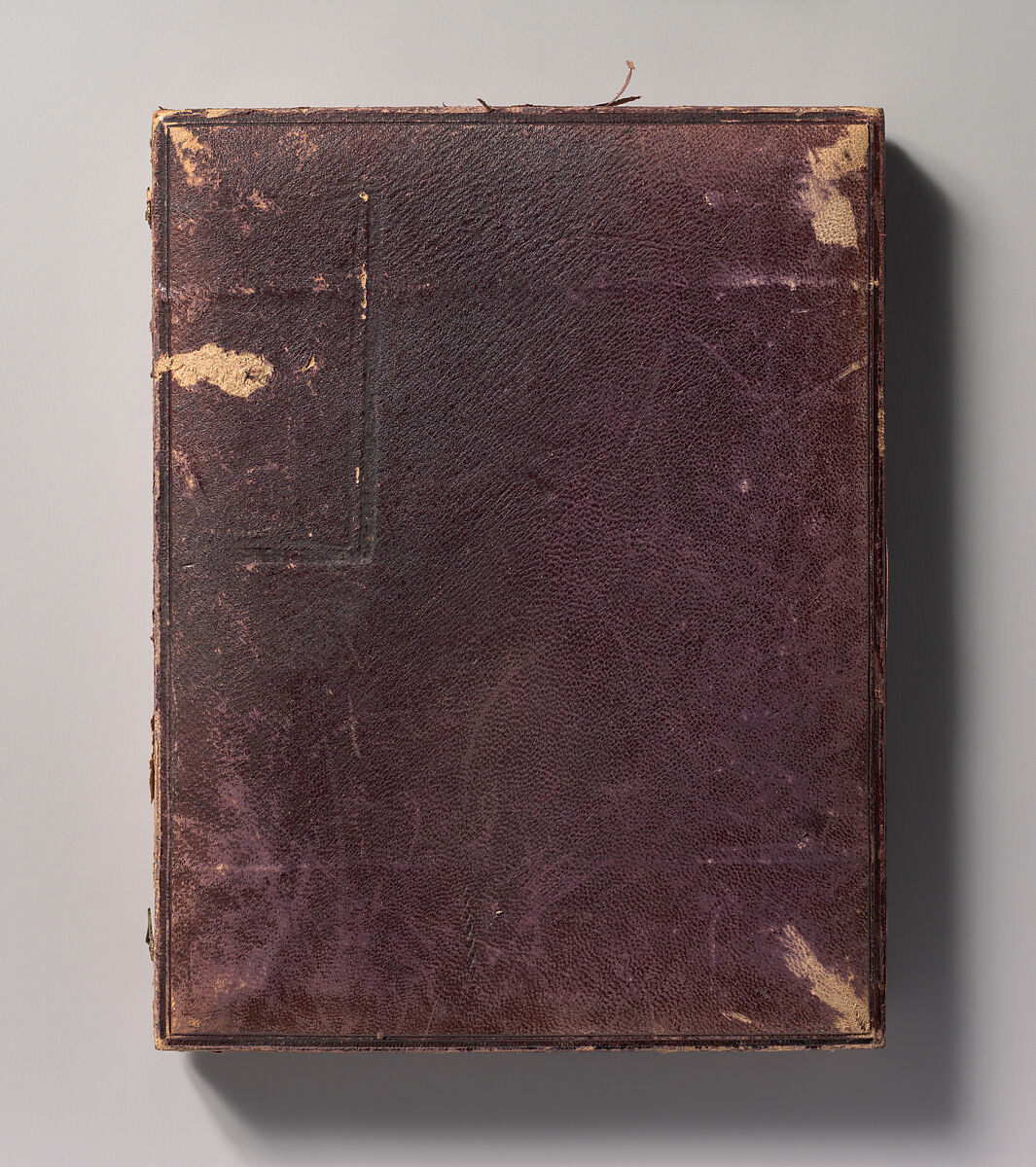 [Two Men Seated in a Horse-Drawn Carriage in Front of Niagara Falls], Unknown (American), Ambrotype