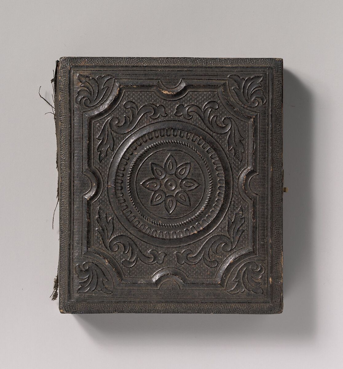 [Slate Roofer Holding Slate Hammer and Iron Bar], Unknown (American), Ambrotype