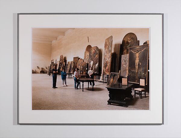 Restorers at San Lorenzo Maggiore, Naples, Thomas Struth (German, born Geldern, 1954), Chromogenic print