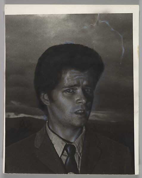 Self-Portrait, Jim Shaw (American, born Midland, Michigan, 1952), Gelatin silver print with applied color 