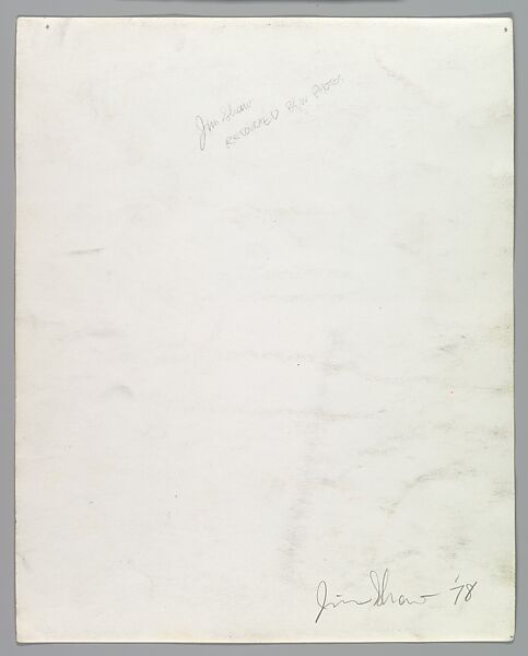 Self-Portrait, Jim Shaw (American, born Midland, Michigan, 1952), Gelatin silver print with applied color