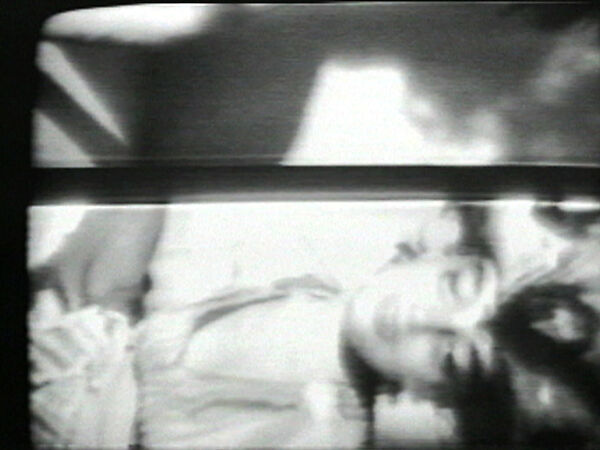 Vertical Roll, Joan Jonas (American, born New York 1936), Single-channel digital video, transferred from video tape, black-and-white, sound, 19 min., 38 sec. 