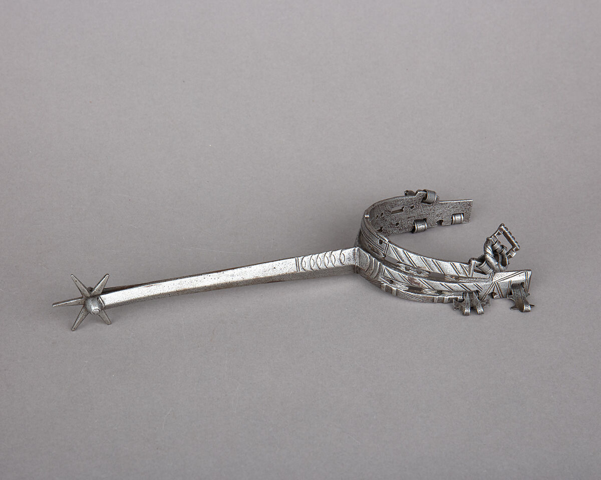 Rowel Spur (Right), in the Style of the 16th Century, Iron, European