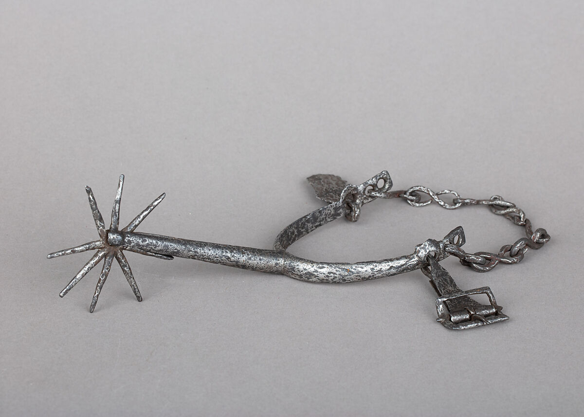 Rowel Spur, Iron alloy, German