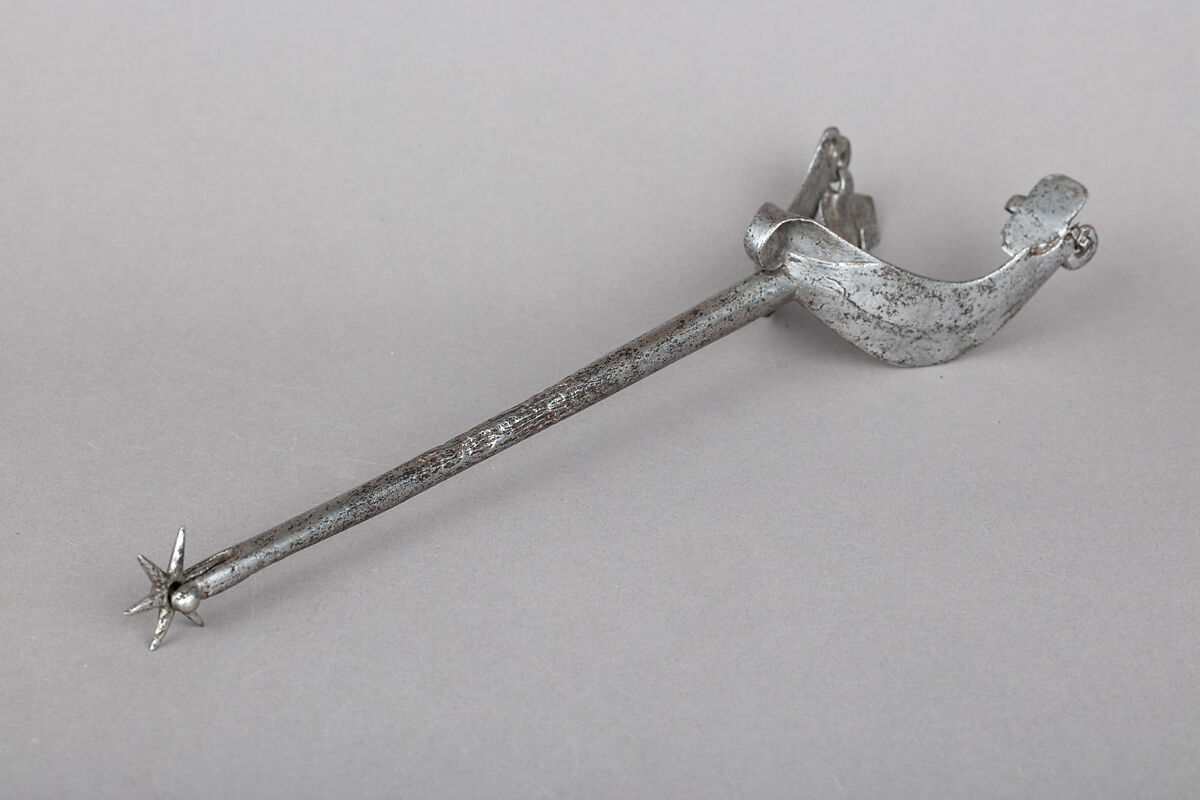 Rowel Spur (Right), Iron alloy, British