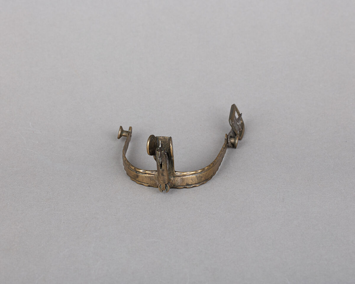 Rowel Spur (Right), Copper alloy, iron, French or German