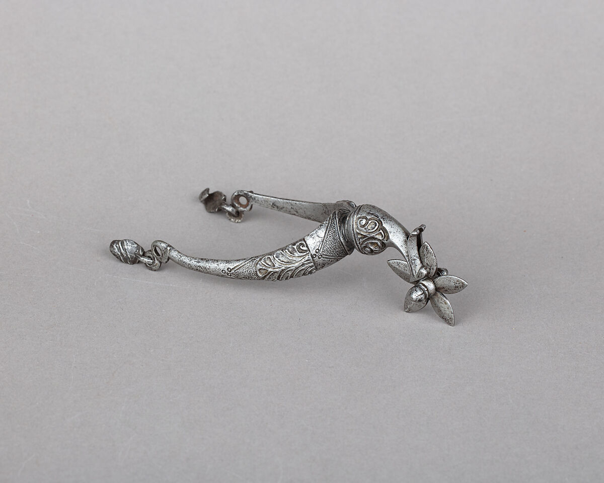 Rowel Spur, Iron alloy, possibly German 