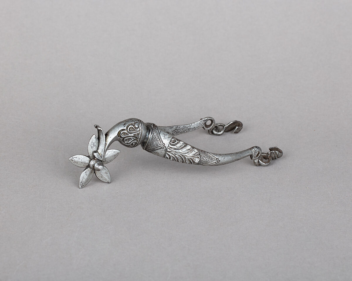 Rowel Spur, Iron alloy, possibly German