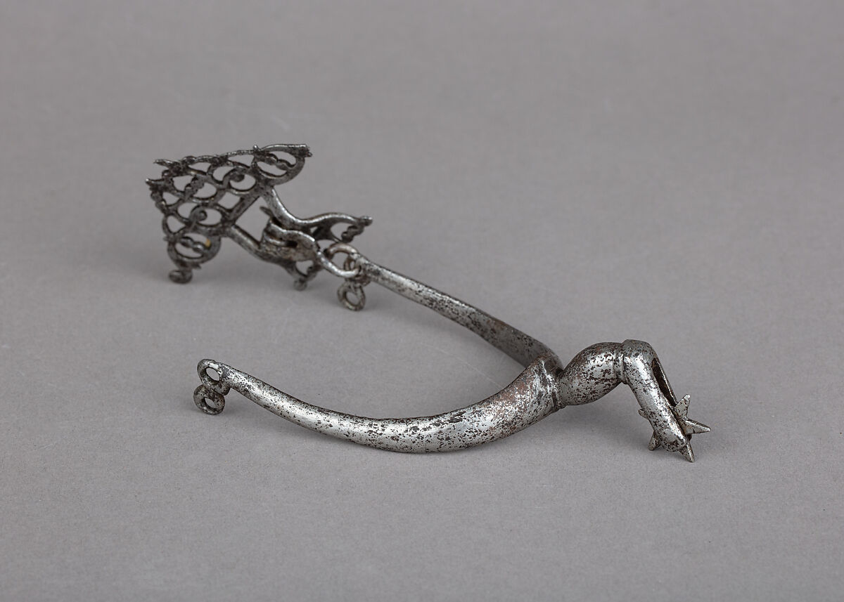 Rowel Spur (Right), Iron alloy, German